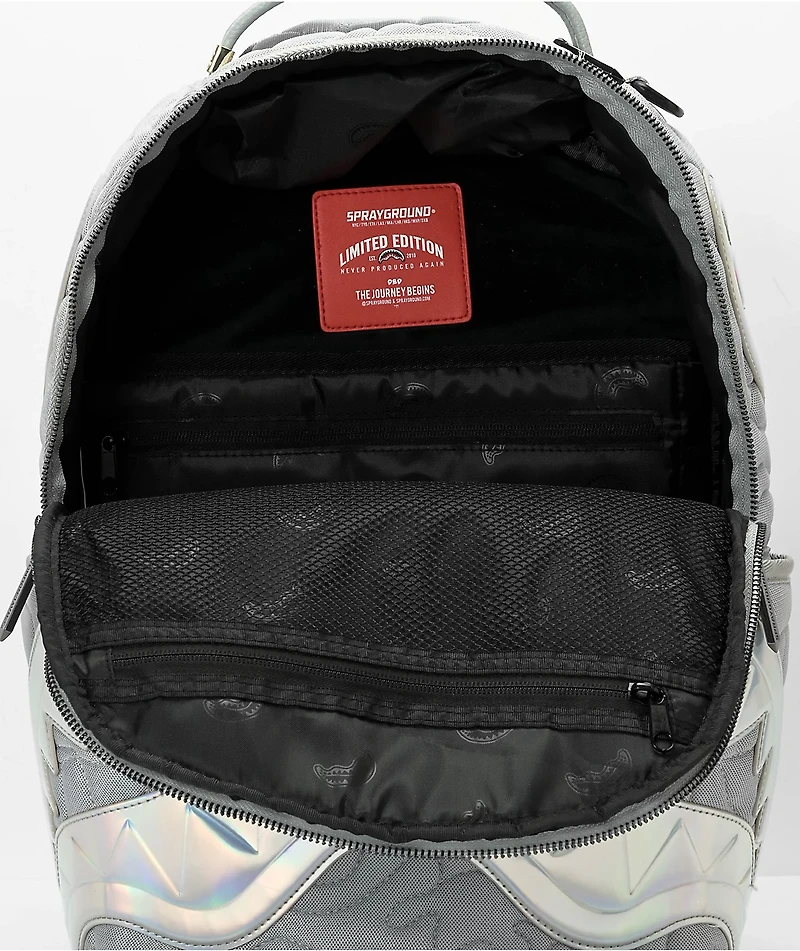 Sprayground Quilted Northern DLX Grey Backpack