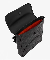 Sprayground Raised Check Black Messenger Bag