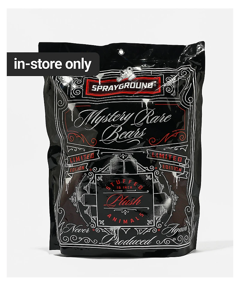 Sprayground Rare Bears Plush Mystery Bag