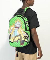 Sprayground Rick And Morty Fire Rick Green Backpack