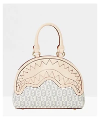 Sprayground Rose Money White & Grey Handbag