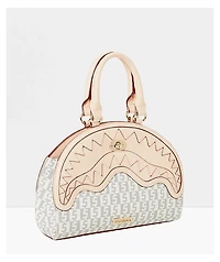 Sprayground Rose Money White & Grey Handbag