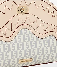 Sprayground Rose Money White & Grey Handbag