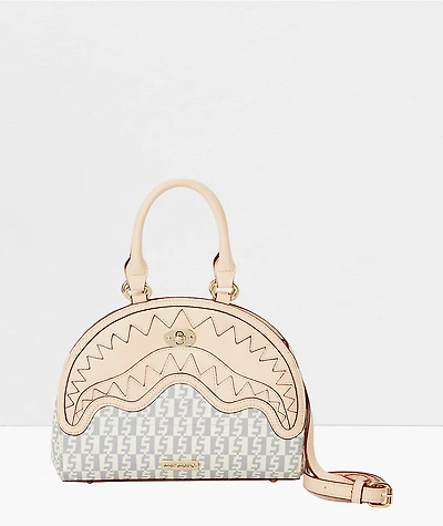 Sprayground Rose Money White & Grey Handbag
