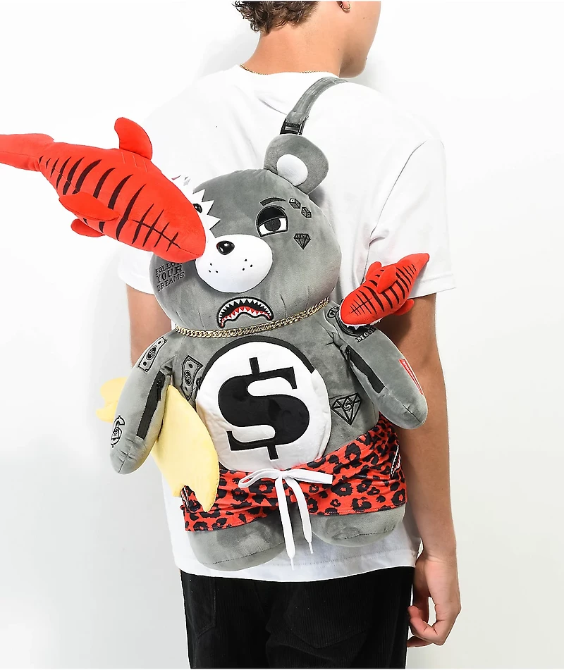 Sprayground Shark Bite Bear Backpack