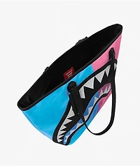 Sprayground Shark Central Cotton Candy Tote Bag
