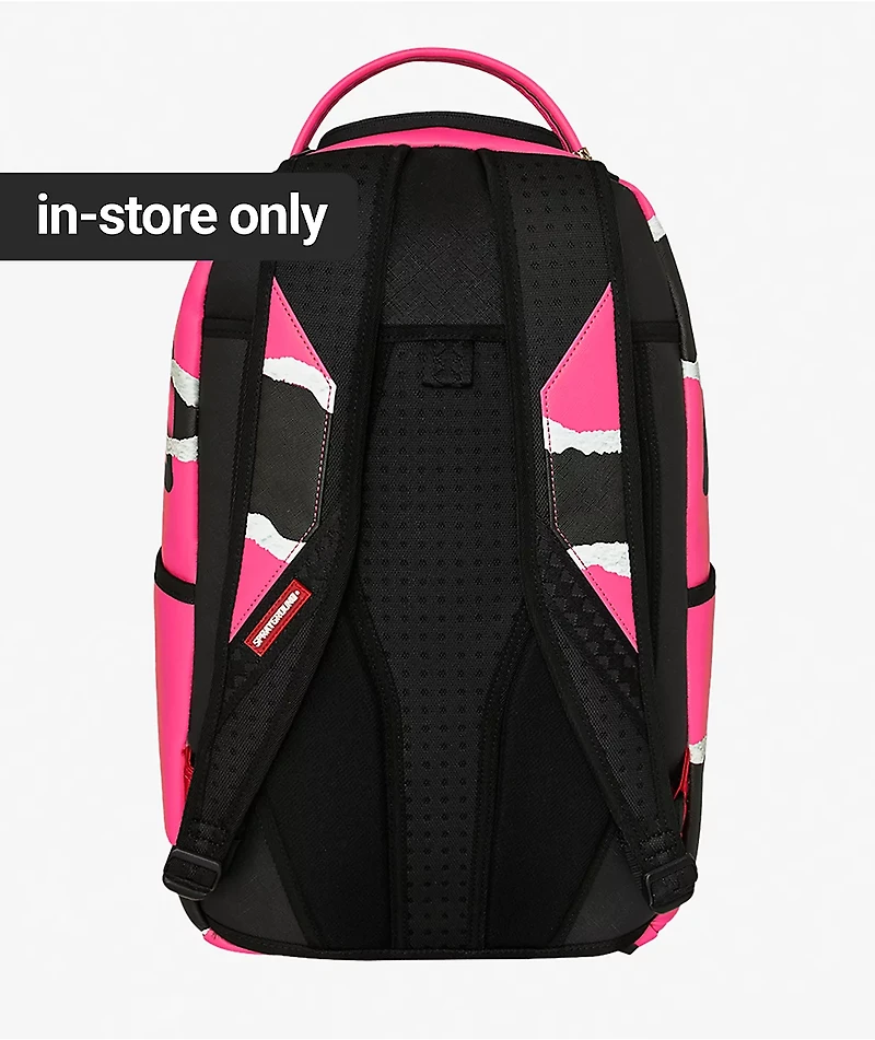 Sprayground Shark Central Duality Tear Pink Backpack