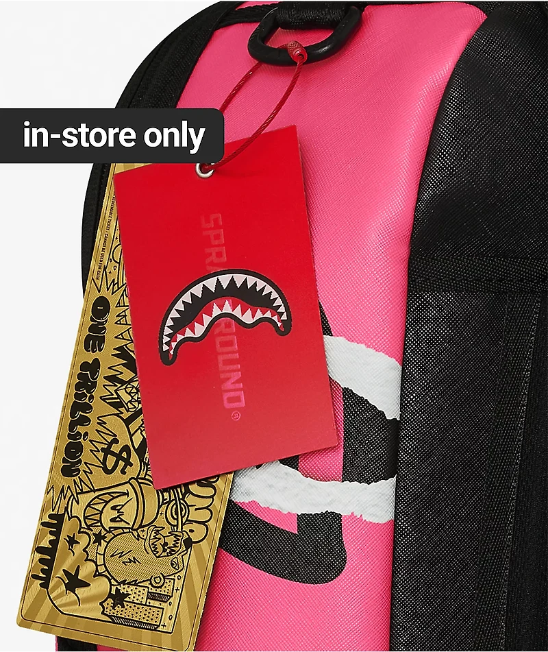 Sprayground Shark Central Duality Tear Pink Backpack