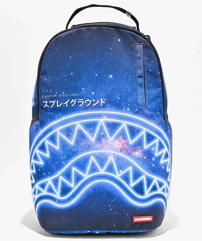 Sprayground Shark Central Neon Nebula Backpack
