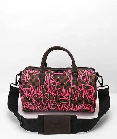 Sprayground Sharks In Paris Brown Mini-Duffel bag