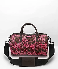 Sprayground Sharks In Paris Brown Mini-Duffel bag