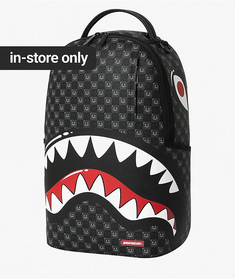 Sprayground Sharks In Paris Bubbly Black Backpack