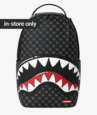 Sprayground Sharks In Paris Bubbly Black Backpack