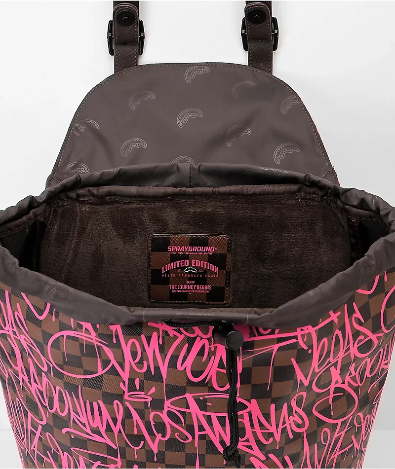 Sprayground Sharks In Paris In NY Backpack
