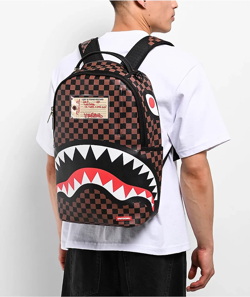 Sprayground Sharks In Paris Lost And Found Backpack