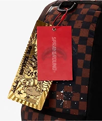 Sprayground Sharks In Paris Painted Brown Backpack