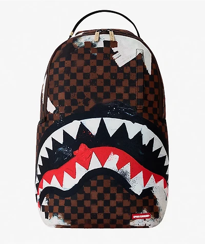 Sprayground Sharks In Paris Painted Brown Backpack
