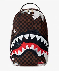 Sprayground Sharks In Paris Painted Brown Backpack