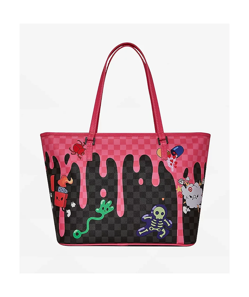Sprayground Skull Drip Tote Bag
