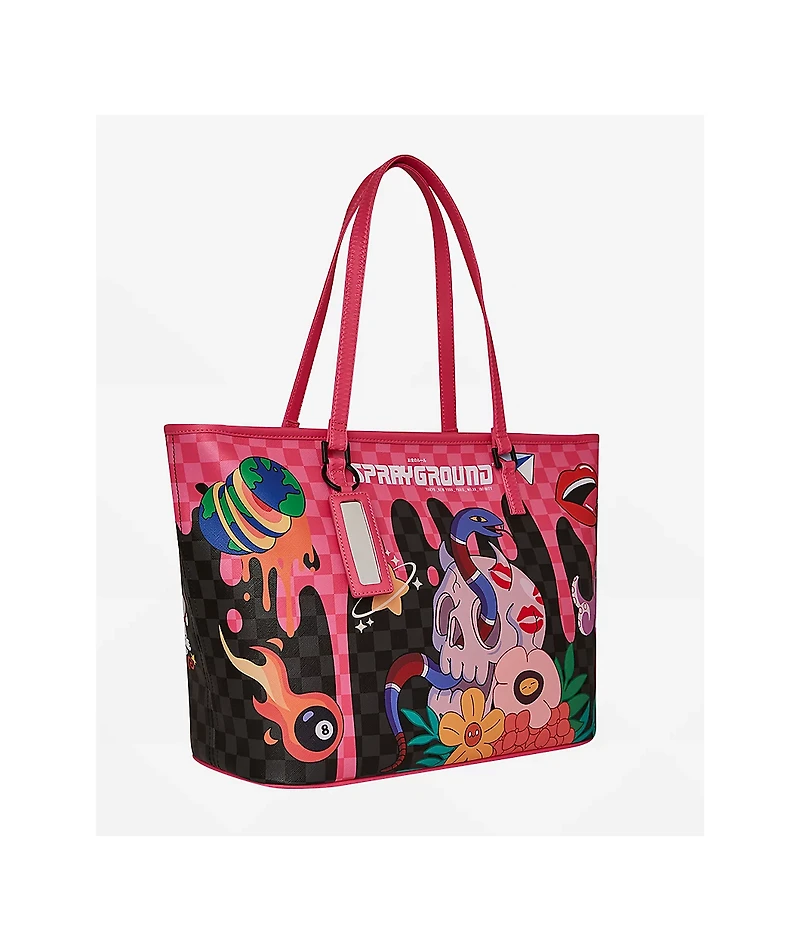 Sprayground Skull Drip Tote Bag