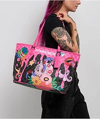 Sprayground Skull Drip Tote Bag