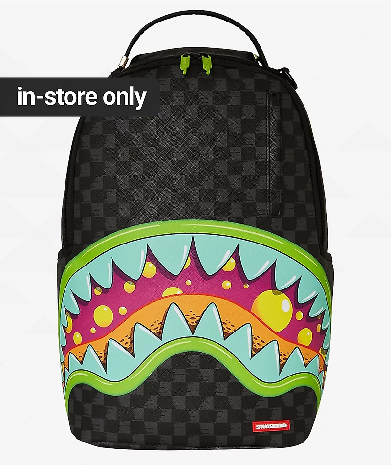 Sprayground Slime Takeover Black Backpack