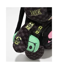 Sprayground Slime Takeover Black Bear Plush Backpack