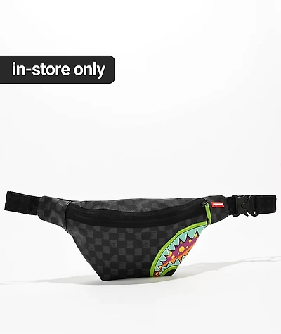 Sprayground Slime Takeover Checker Fanny Pack