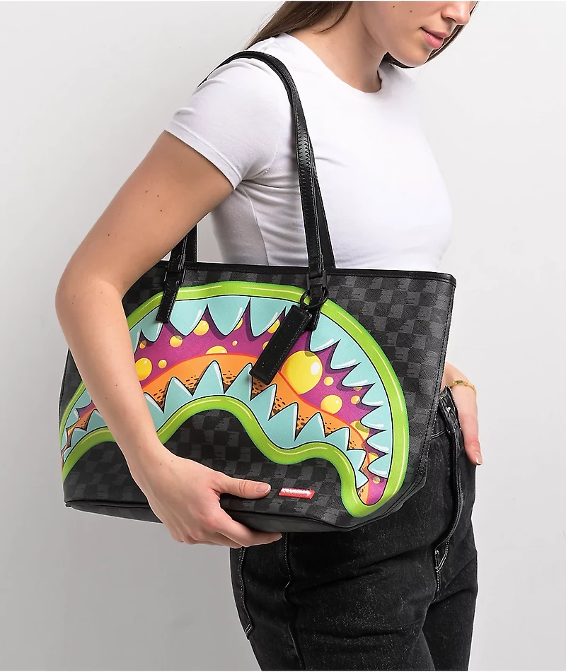 Sprayground Slime Takeover Tote Bag