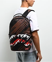 Sprayground Smeared Grunge Brown Backpack