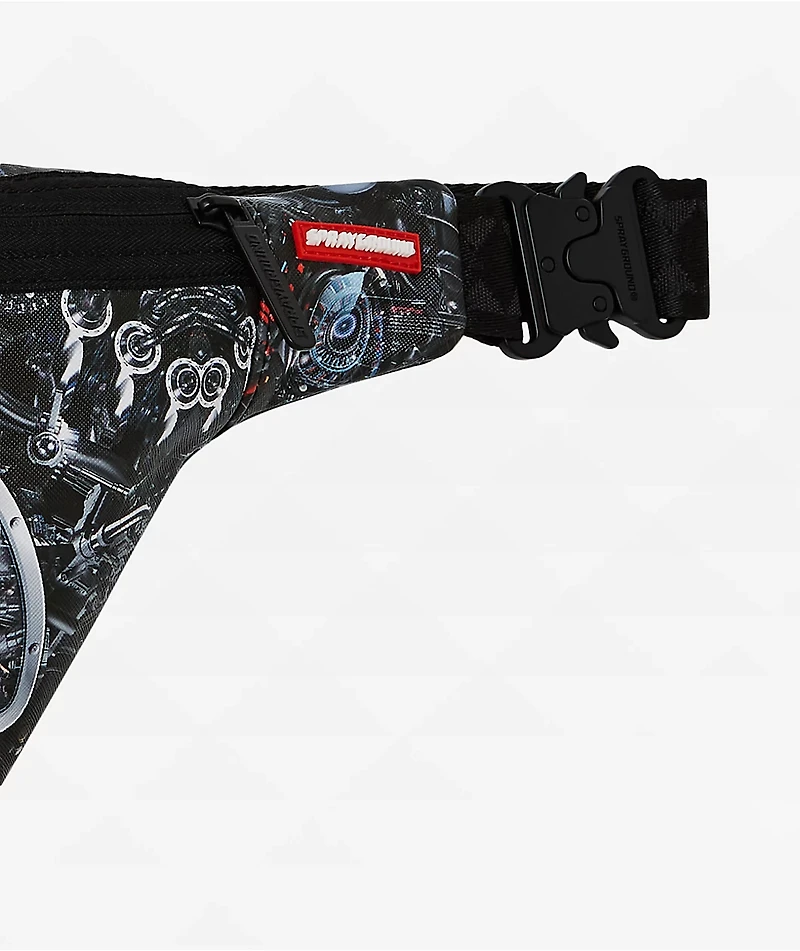 Sprayground Split Cybershark Fanny Pack