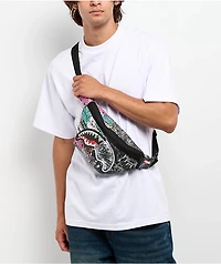 Sprayground Split Cybershark Fanny Pack