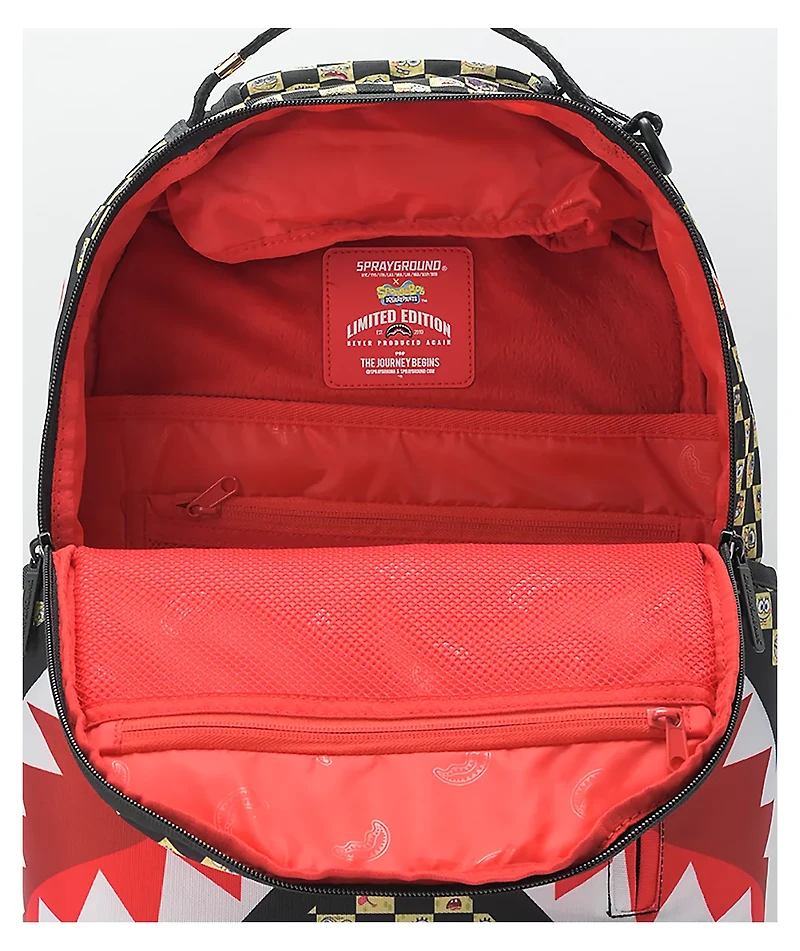 Sprayground Spongebob Checkered Backpack