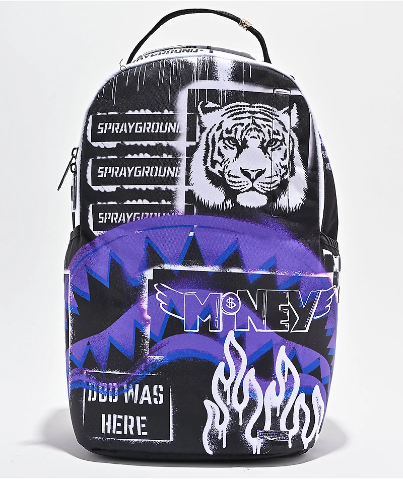 Sprayground Stencil Shark Attack Backpack