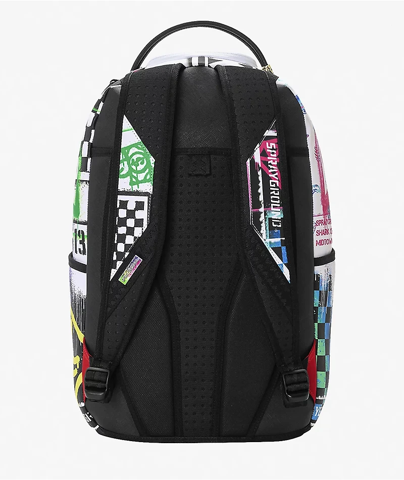 Sprayground Stencil Shark Attack Split Backpack