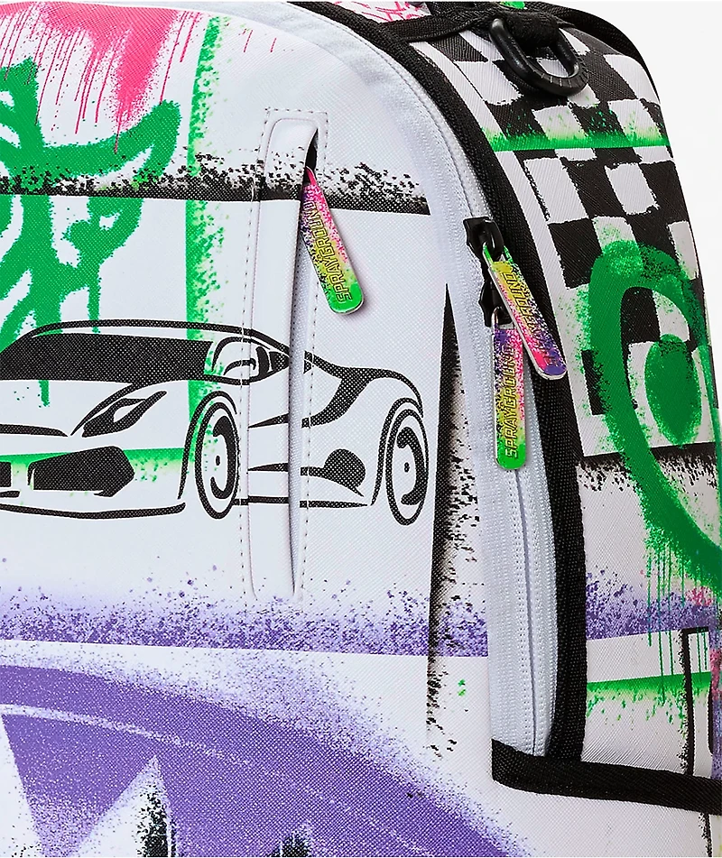 Sprayground Stencil Shark Attack Split Backpack