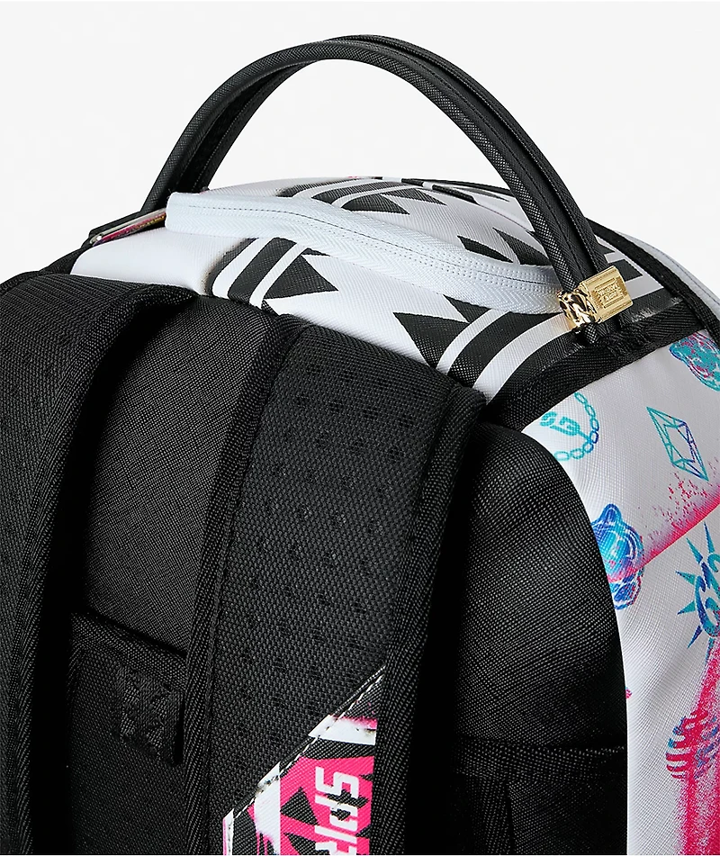 Sprayground Stencil Shark Attack Split Backpack