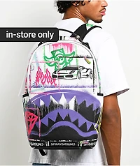 Sprayground Stencil Shark Attack Split Backpack