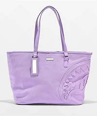 Sprayground Stitch Purple Canvas Tote Bag