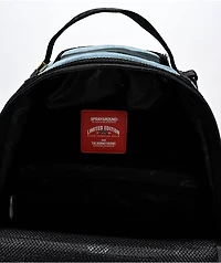 Sprayground Stone Washed Shark Blue Backpack