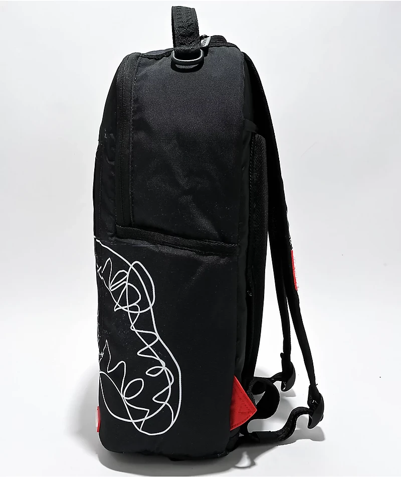 Sprayground Success Scribble Black Backpack