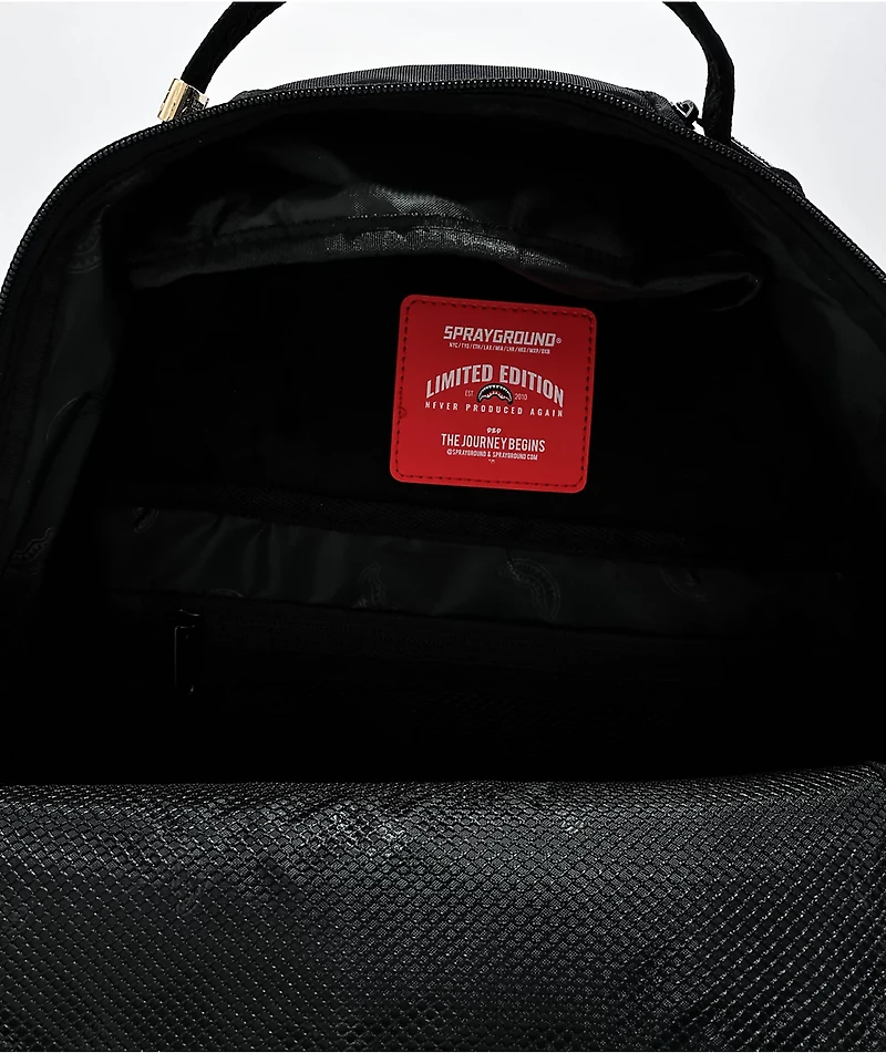 Sprayground Success Scribble Black Backpack