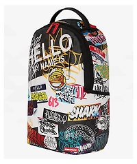 Sprayground Tagged Hello World V14 Backpack