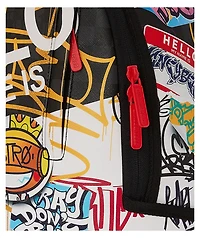Sprayground Tagged Hello World V14 Backpack
