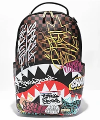 Sprayground Tagged Up Sharks In Paris Backpack
