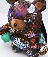 Sprayground Tagged Up Sharks In Paris Bear Backpack