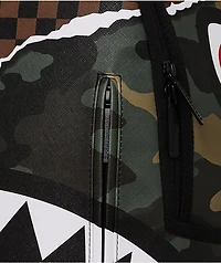 Sprayground Tear It Up Brown Checker Backpack