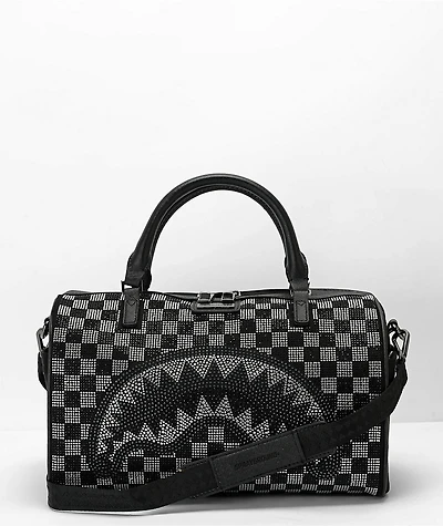 Sprayground Trinity Checkered Mini Duffel Bag