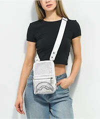 Sprayground Trinity White Crossbody Bag
