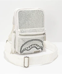 Sprayground Trinity White Crossbody Bag